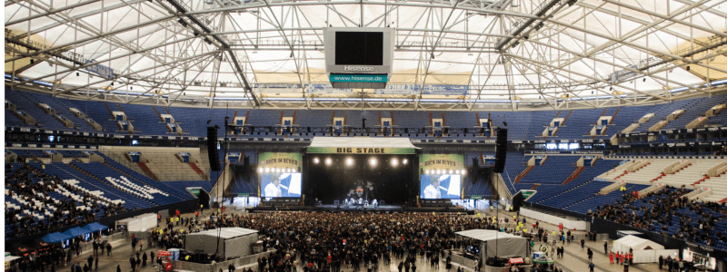 Tegelstation vid en arena i Kanada